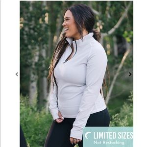 Zyia Performance Pearl Premium 1/4 Zip Long Sleeve